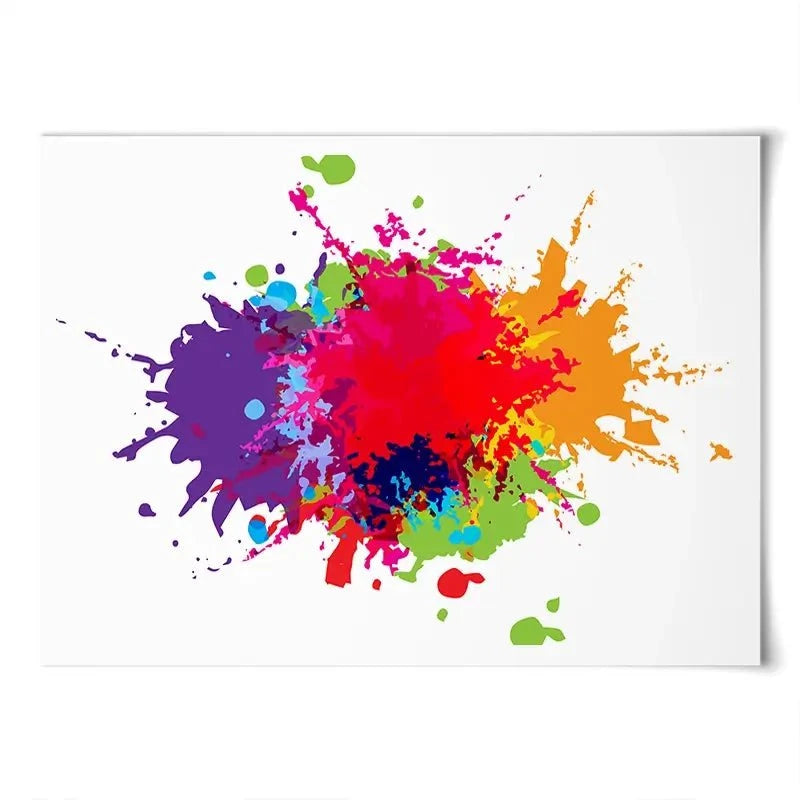 Colour Splat Art Print