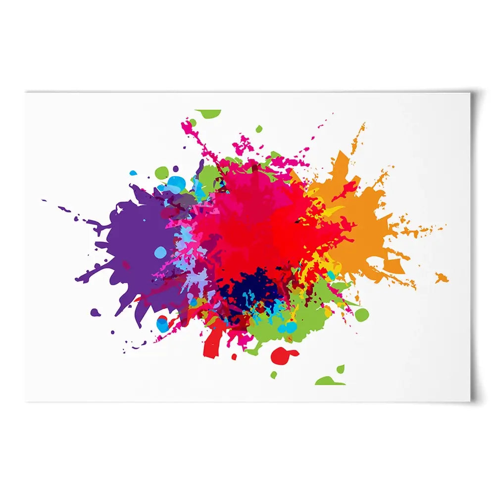 Colour Splat Art Print
