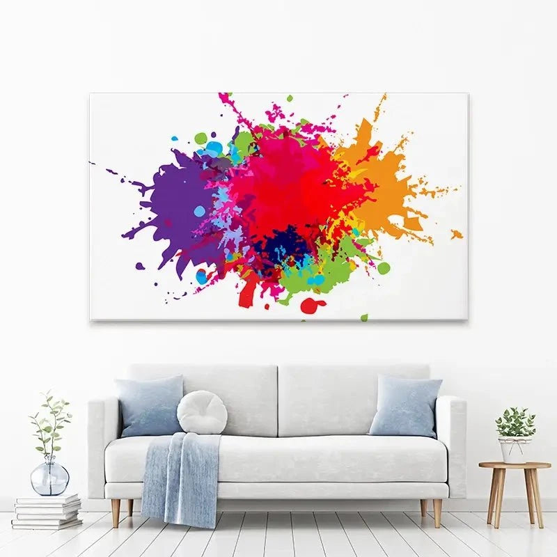 Colour Splat Canvas Print Colour Splat Canvas Print wall art product Mrspopman1985 / Shutterstock