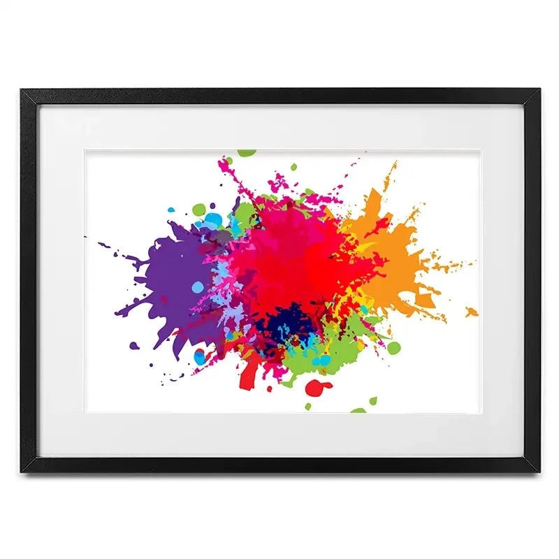 Colour Splat Framed Art Print Colour Splat Framed Art Print wall art product Mrspopman1985 / Shutterstock