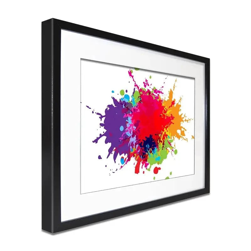 Colour Splat Framed Art Print Colour Splat Framed Art Print wall art product Mrspopman1985 / Shutterstock