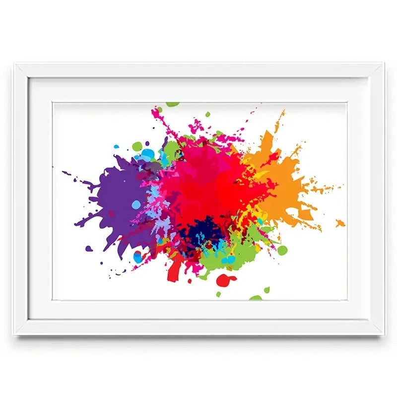 Colour Splat Framed Art Print Colour Splat Framed Art Print wall art product Mrspopman1985 / Shutterstock