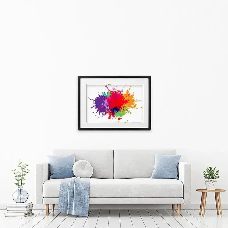 Colour Splat Framed Art Print Colour Splat Framed Art Print wall art product Mrspopman1985 / Shutterstock