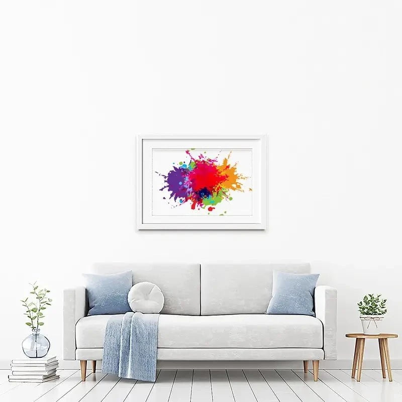 Colour Splat Framed Art Print Colour Splat Framed Art Print wall art product Mrspopman1985 / Shutterstock