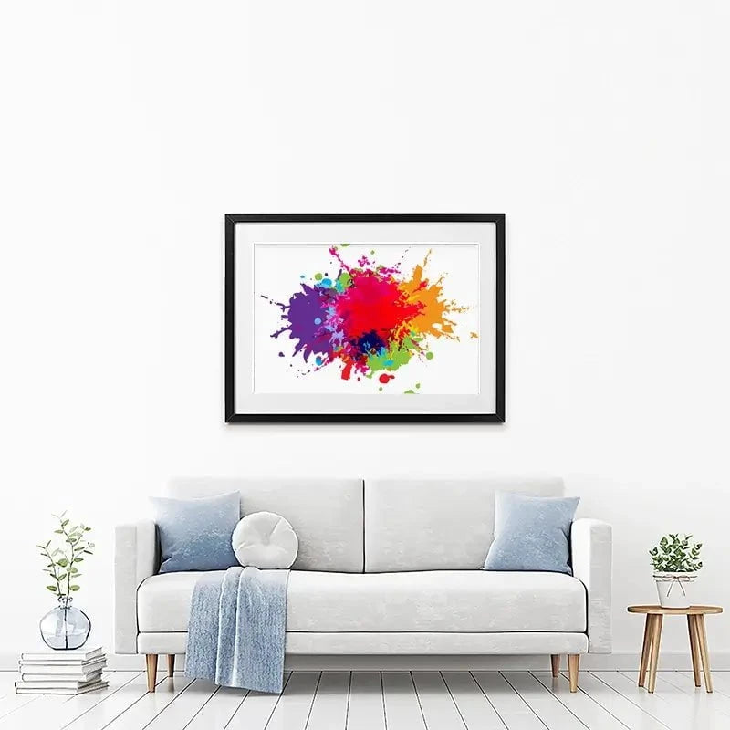 Colour Splat Framed Art Print Colour Splat Framed Art Print wall art product Mrspopman1985 / Shutterstock