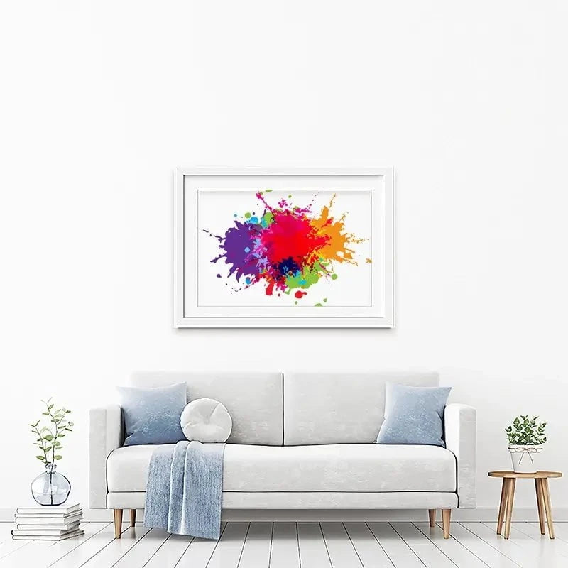 Colour Splat Framed Art Print Colour Splat Framed Art Print wall art product Mrspopman1985 / Shutterstock