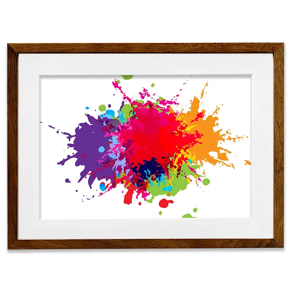 Colour Splat Framed Art Print Colour Splat Framed Art Print wall art product Mrspopman1985 / Shutterstock