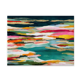 Colour Strata Gold Canvas Print Colour Strata Gold Canvas Print wall art product Chromatic Storm Studio