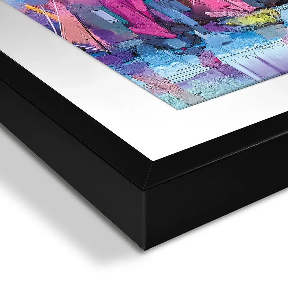 Coloured Boats Square Framed Art Print Coloured Boats Square Framed Art Print wall art product pluie_r / Shutterstock