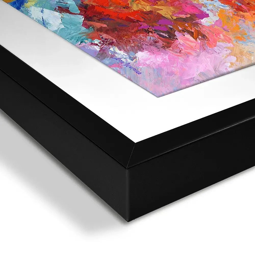 Colourful Abstract Floral 2 Framed Art Print Colourful Abstract Floral 2 Framed Art Print wall art product Leon Devenice