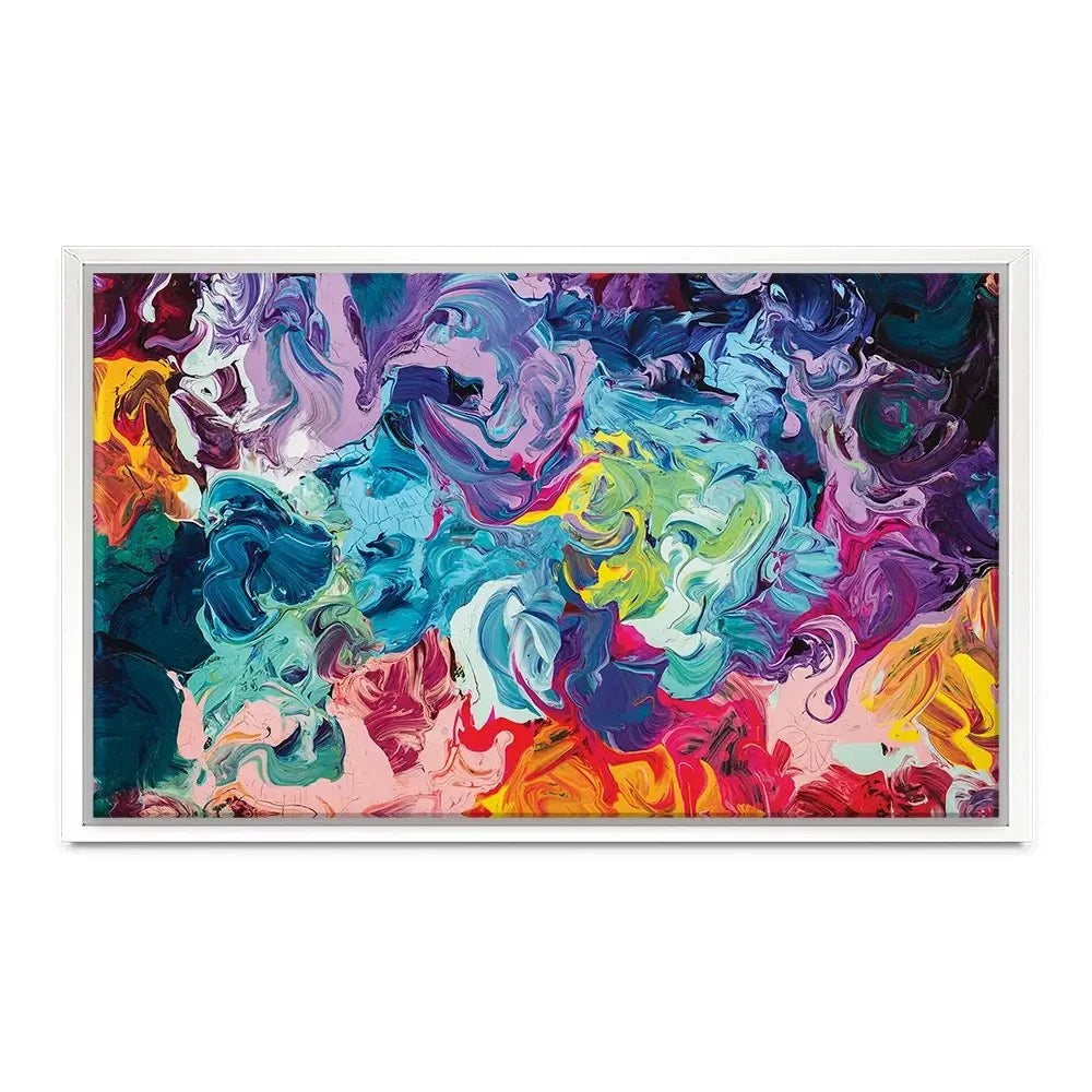 Colourful Abstract Oil Painting Canvas Print Colourful Abstract Oil Painting Canvas Print wall art product vhpicstock / Shutterstock