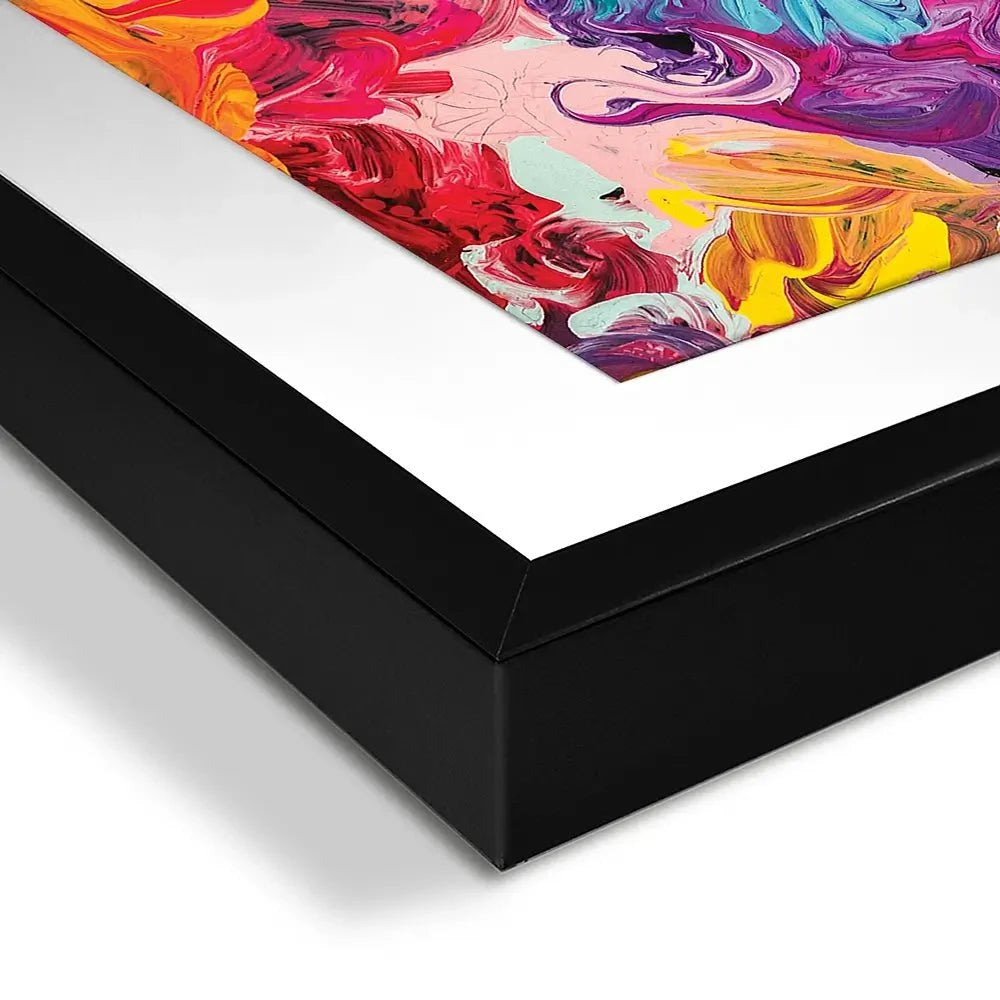 Colourful Abstract Oil Painting Framed Art Print Colourful Abstract Oil Painting Framed Art Print wall art product vhpicstock / Shutterstock