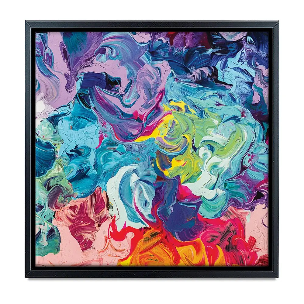 Colourful Abstract Oil Painting Oversized Canvas Print Colourful Abstract Oil Painting Oversized Canvas Print wall art product vhpicstock / Shutterstock