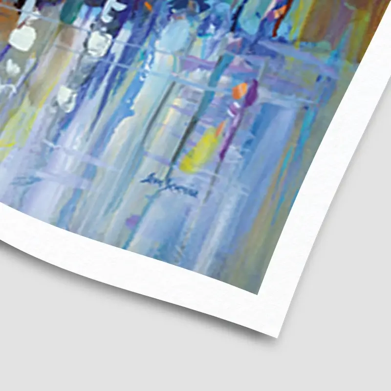 Colourful Birch Trees Art Print Colourful Birch Trees Art Print wall art product Leon Devenice