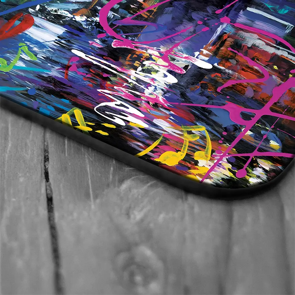 Colourful Bowie Coaster Set Colourful Bowie Coaster Set wall art product Leon Devenice