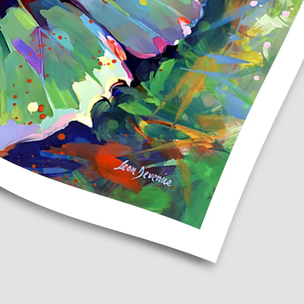 Colourful Butterfly Art Print Colourful Butterfly Art Print wall art product Leon Devenice