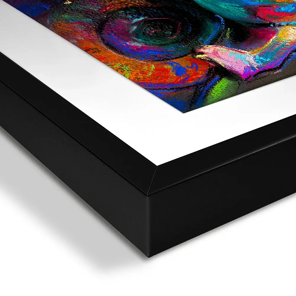 Colourful Chameleon Framed Art Print Colourful Chameleon Framed Art Print wall art product Art Print Shop