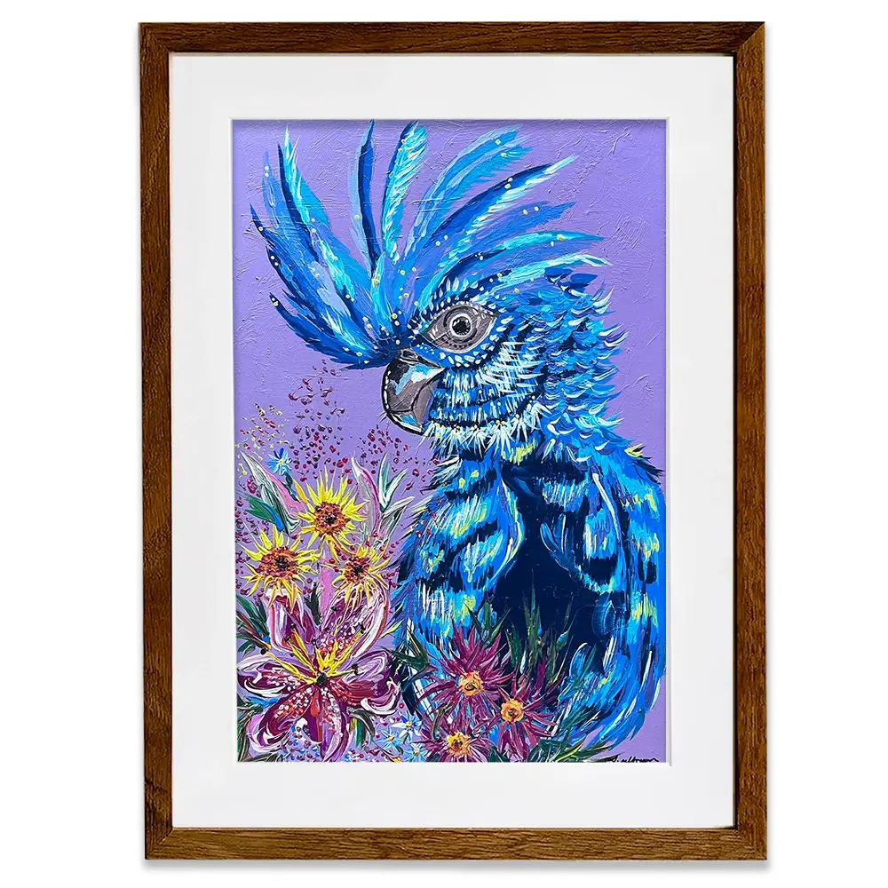 Colourful Cocktaoo Framed Art Print Colourful Cocktaoo Framed Art Print wall art product Jo Mulligan