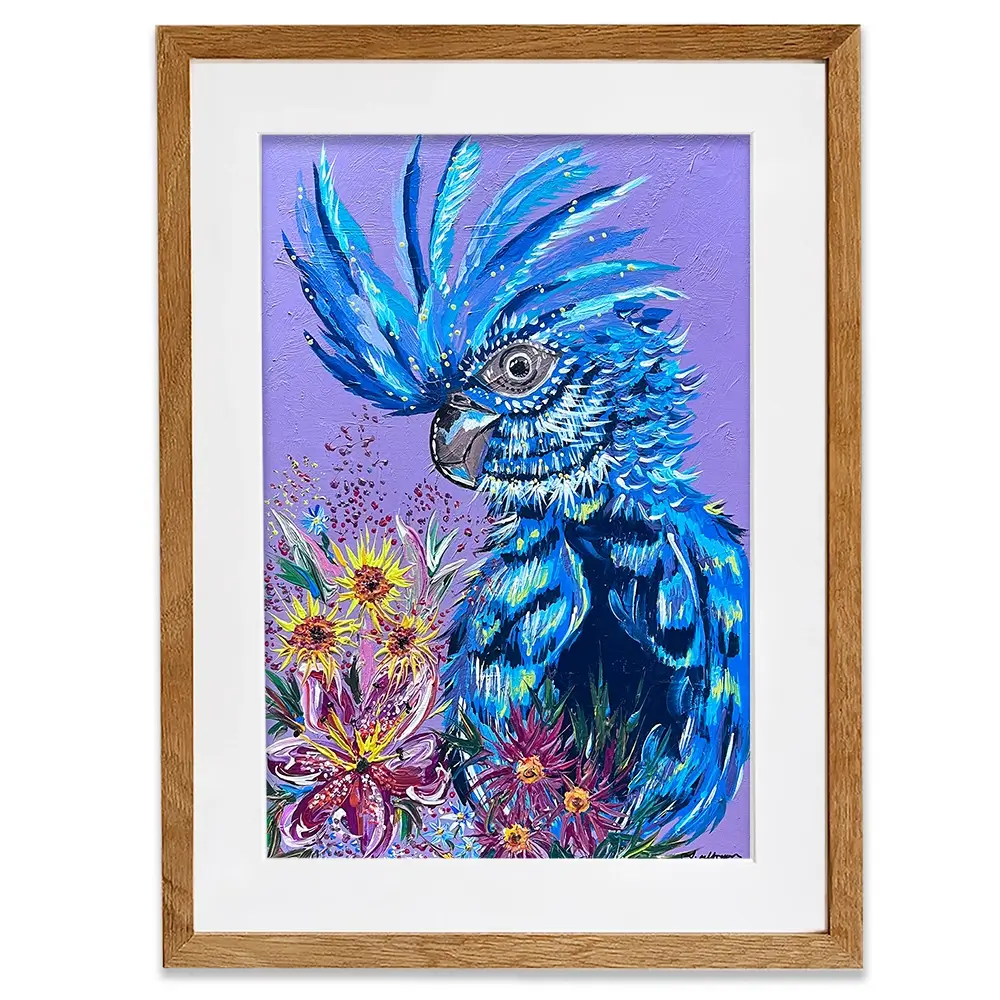 Colourful Cocktaoo Framed Art Print Colourful Cocktaoo Framed Art Print wall art product Jo Mulligan
