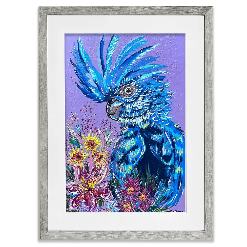 Colourful Cocktaoo Framed Art Print Colourful Cocktaoo Framed Art Print wall art product Jo Mulligan