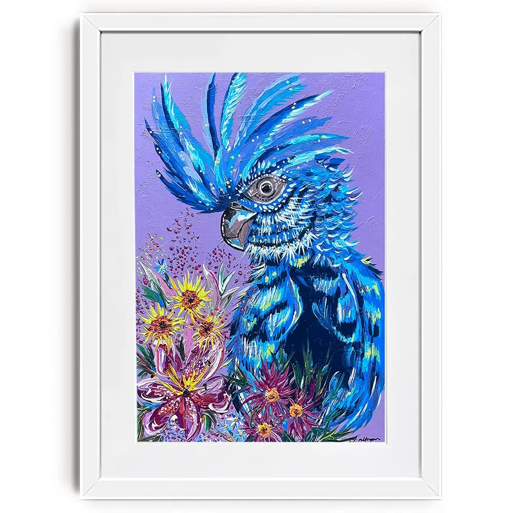 Colourful Cocktaoo Framed Art Print Colourful Cocktaoo Framed Art Print wall art product Jo Mulligan