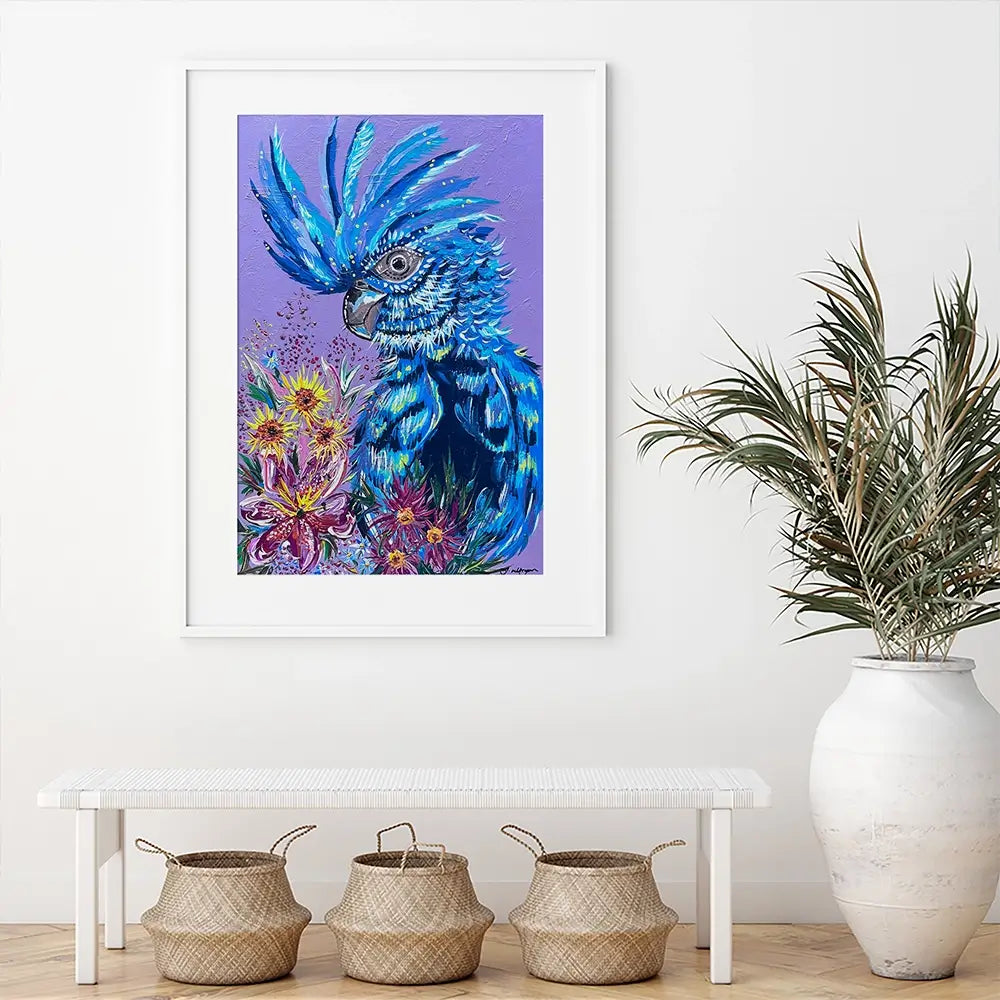 Colourful Cocktaoo Framed Art Print Colourful Cocktaoo Framed Art Print wall art product Jo Mulligan