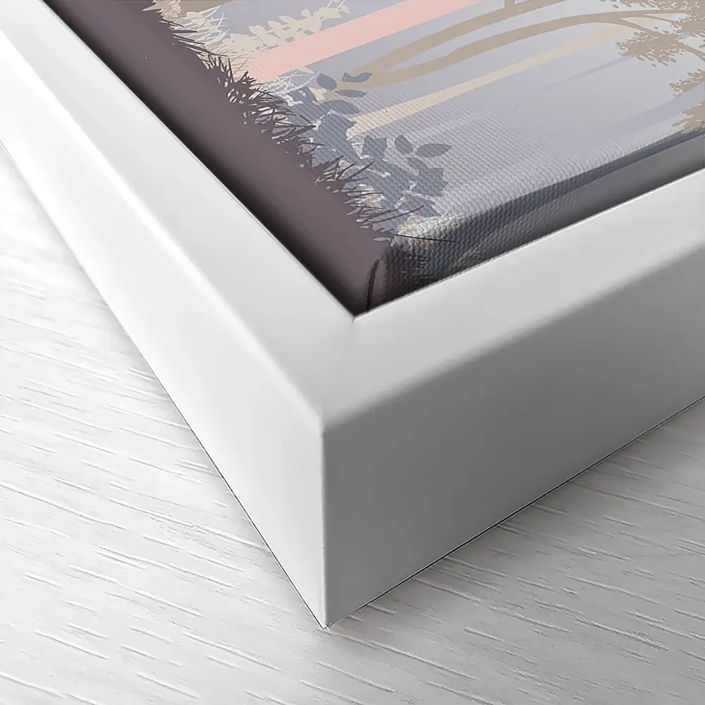 Colourful Deer In The Woods Canvas Print Colourful Deer In The Woods Canvas Print wall art product Art Print Shop