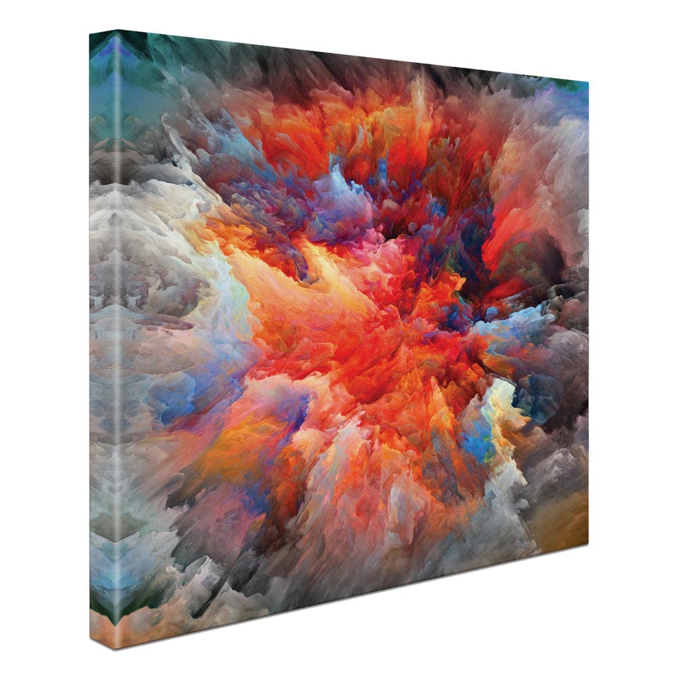 Colourful Explosion Square Canvas Print wall art product agsandrew / Shutterstock