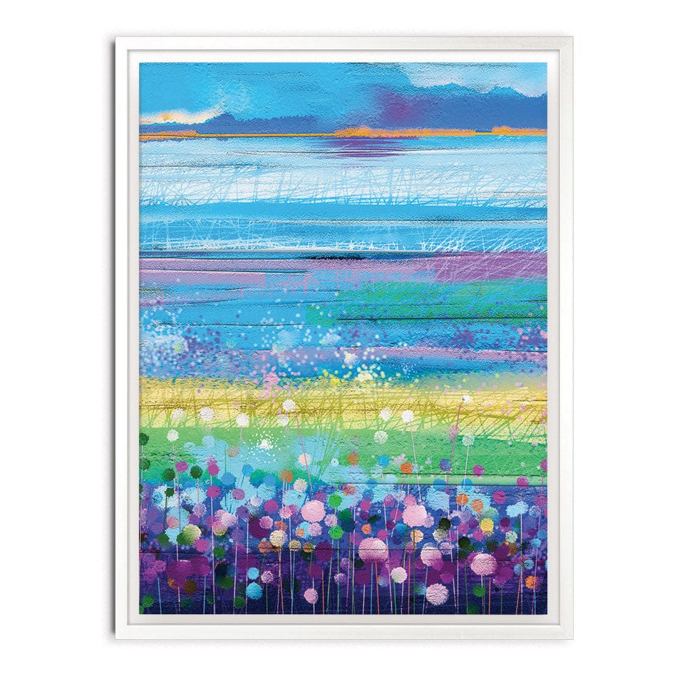 Colourful Floral Portrait Canvas Print wall art product pluie_r / Shutterstock