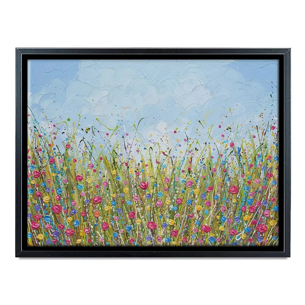 Colourful Flower Meadow Canvas Print Colourful Flower Meadow Canvas Print wall art product Olga Tkachyk
