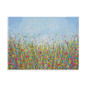 Colourful Flower Meadow Canvas Print Colourful Flower Meadow Canvas Print wall art product Olga Tkachyk
