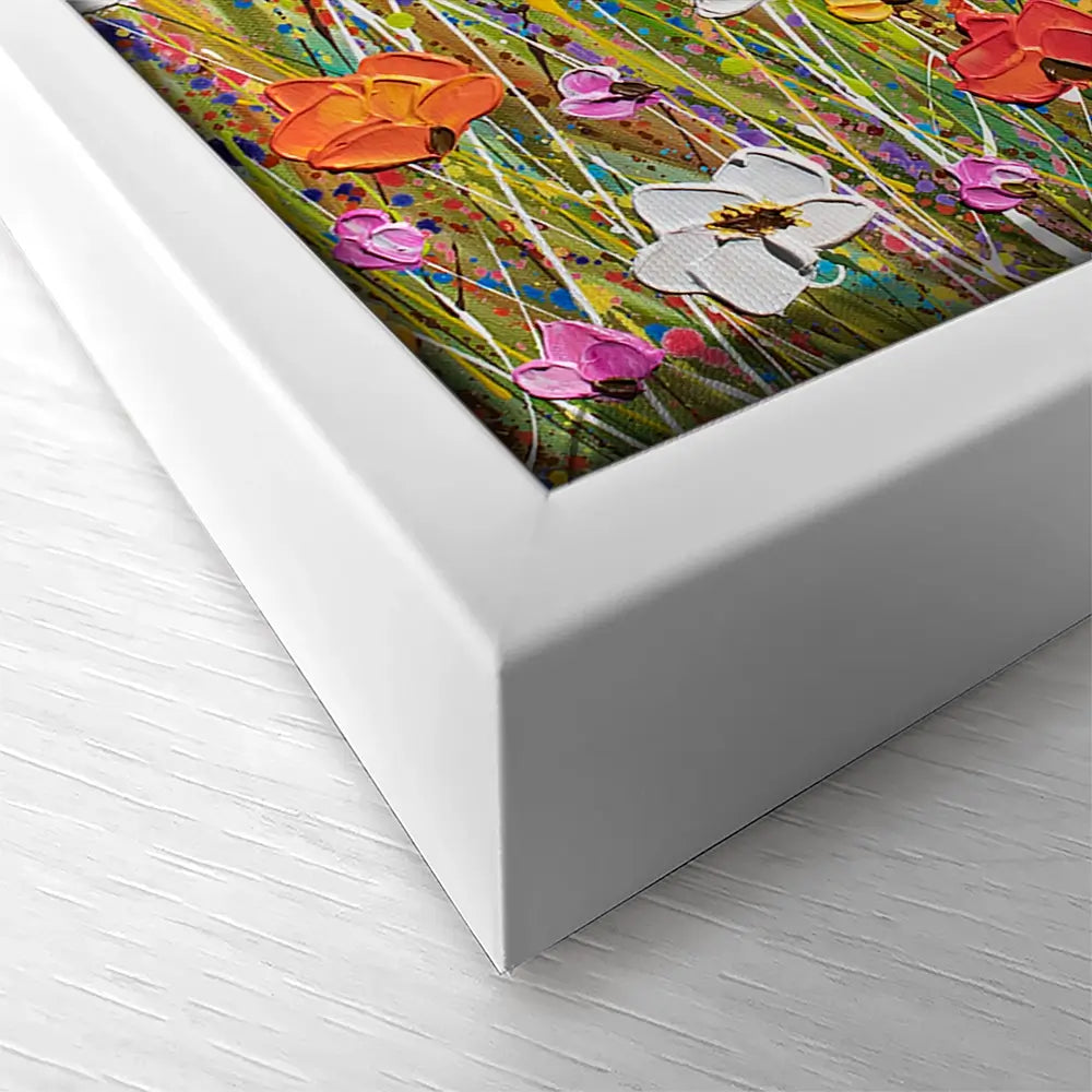 Colourful Flowers Oversized Canvas Print Colourful Flowers Oversized Canvas Print wall art product Olga Tkachyk