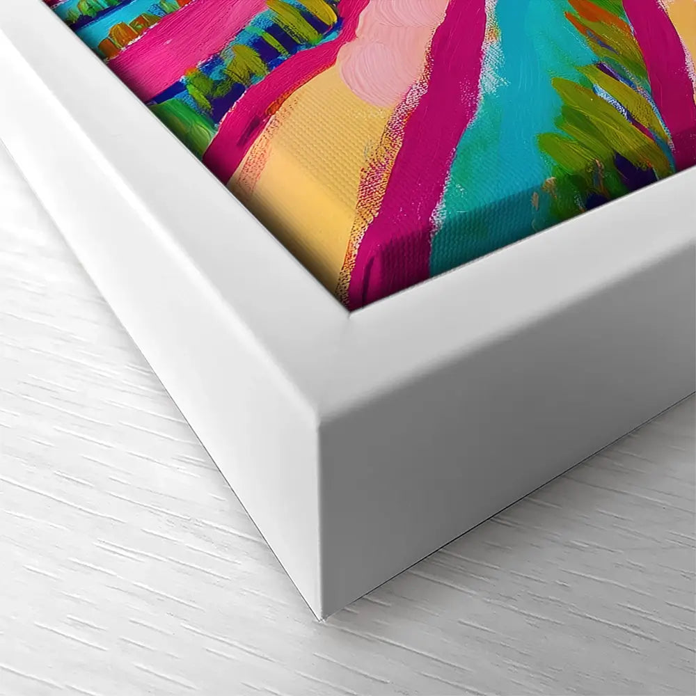 Colourful Hills Canvas Print Colourful Hills Canvas Print wall art product Tanya Ocean