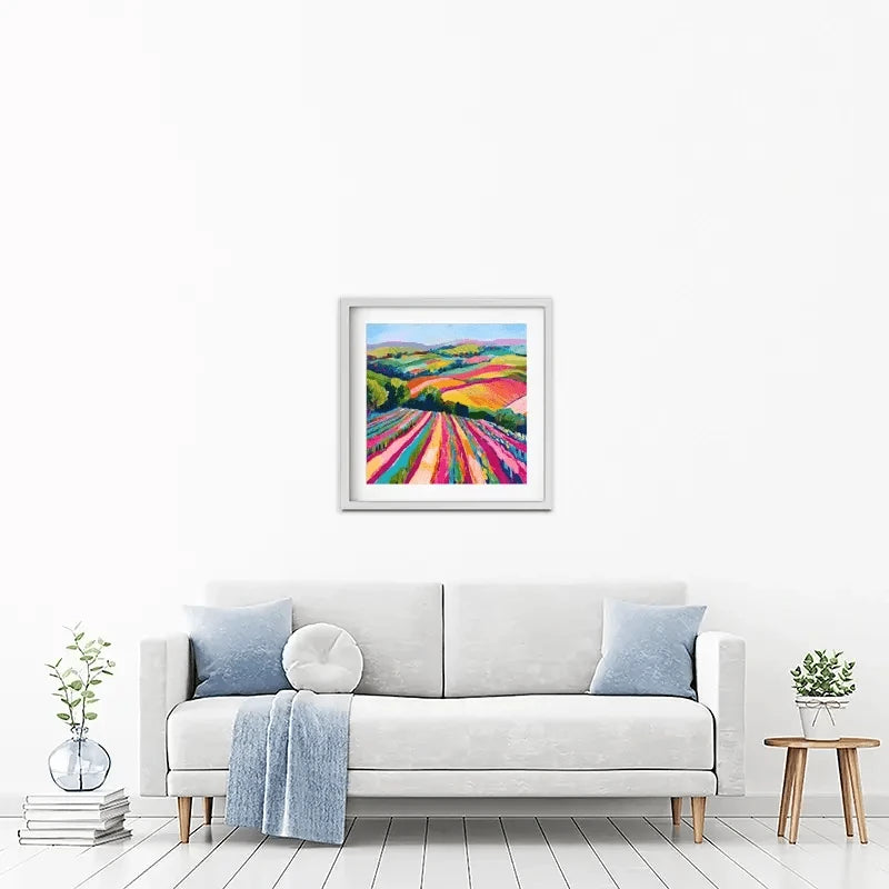 Colourful Hills Framed Art Print Colourful Hills Framed Art Print wall art product Tanya Ocean