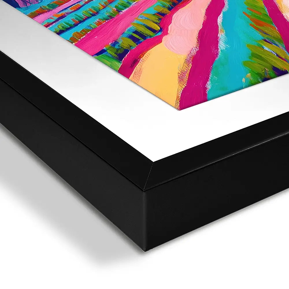 Colourful Hills Framed Art Print Colourful Hills Framed Art Print wall art product Tanya Ocean