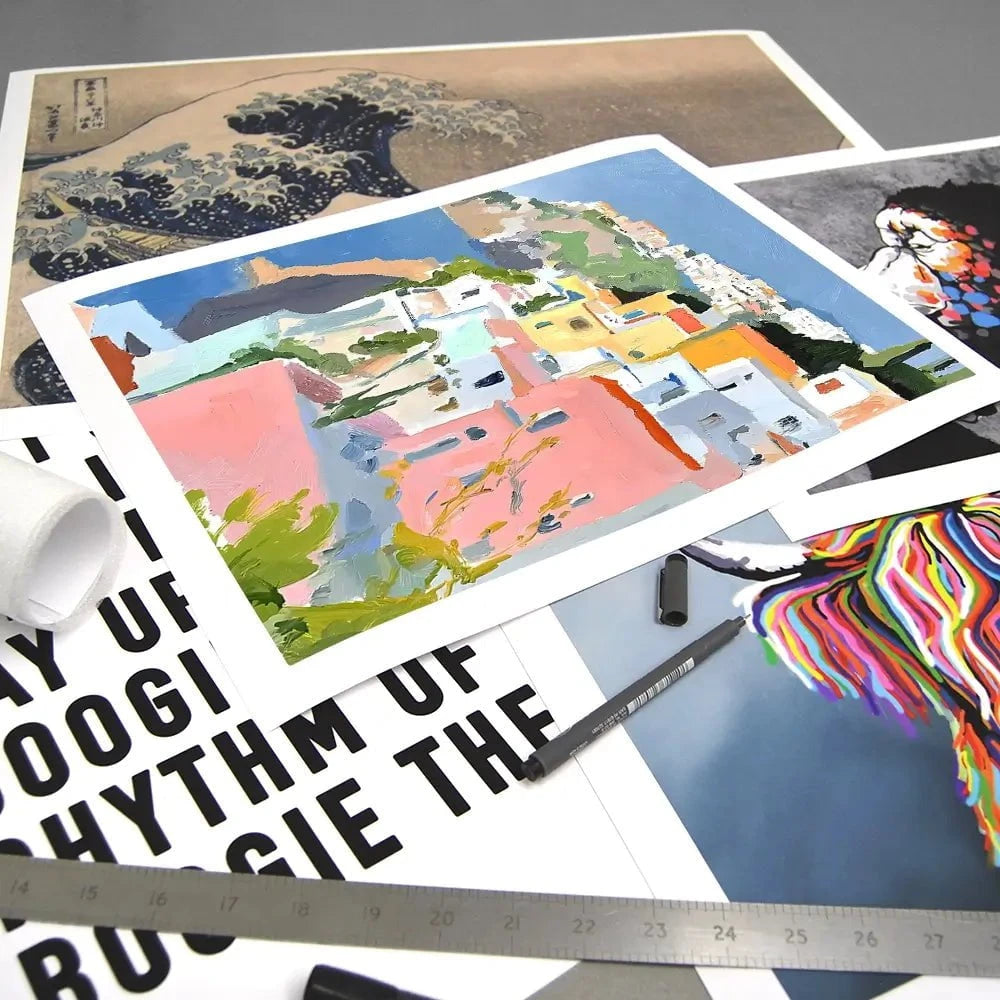 Colourful Italian Coast 1 Art Print Colourful Italian Coast 1 Art Print wall art product RileyB - Independent