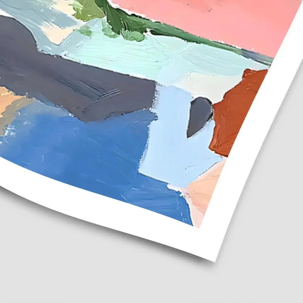 Colourful Italian Coast 1 Art Print Colourful Italian Coast 1 Art Print wall art product RileyB - Independent