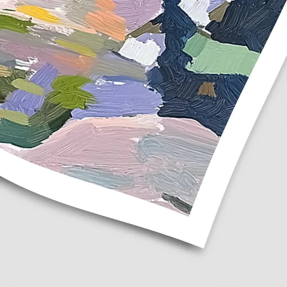 Colourful Italian Coast 2 Art Print Colourful Italian Coast 2 Art Print wall art product RileyB - Independent