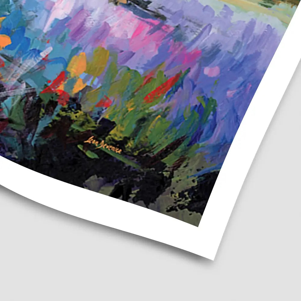 Colourful Landscape Impressions Art Print Colourful Landscape Impressions Art Print wall art product Leon Devenice