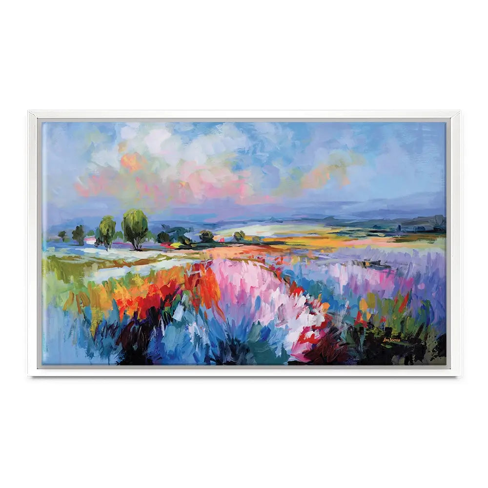 Colourful Landscape Impressions Canvas Print Colourful Landscape Impressions Canvas Print wall art product Leon Devenice