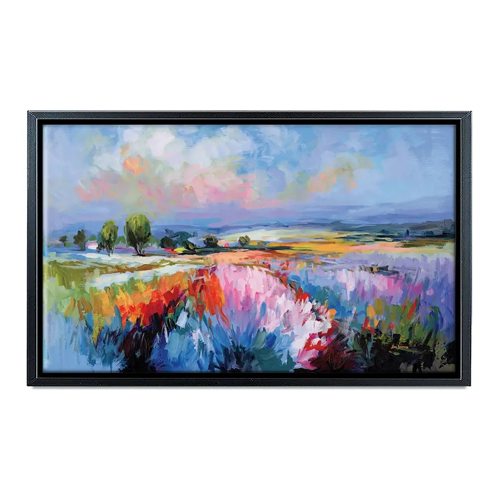 Colourful Landscape Impressions Canvas Print Colourful Landscape Impressions Canvas Print wall art product Leon Devenice