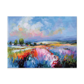 Colourful Landscape Impressions Canvas Print Colourful Landscape Impressions Canvas Print wall art product Leon Devenice