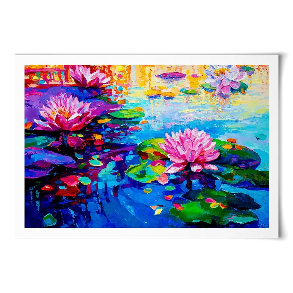 Colourful Lily Lake Art Print Colourful Lily Lake Art Print wall art product Ivailo Nikolov / Shutterstock