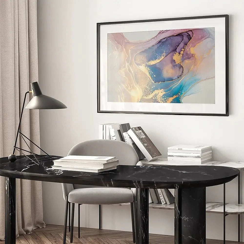 Colourful Marble Framed Art Print Colourful Marble Framed Art Print wall art product coldsun777 / Shutterstock