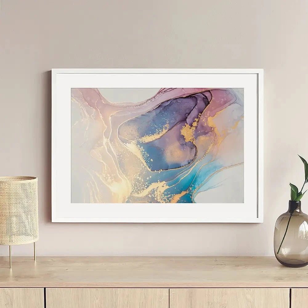 Colourful Marble Framed Art Print Colourful Marble Framed Art Print wall art product coldsun777 / Shutterstock