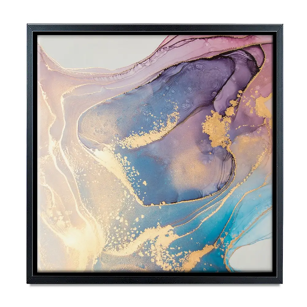 Colourful Marble Square Canvas Print Colourful Marble Square Canvas Print wall art product coldsun777 / Shutterstock