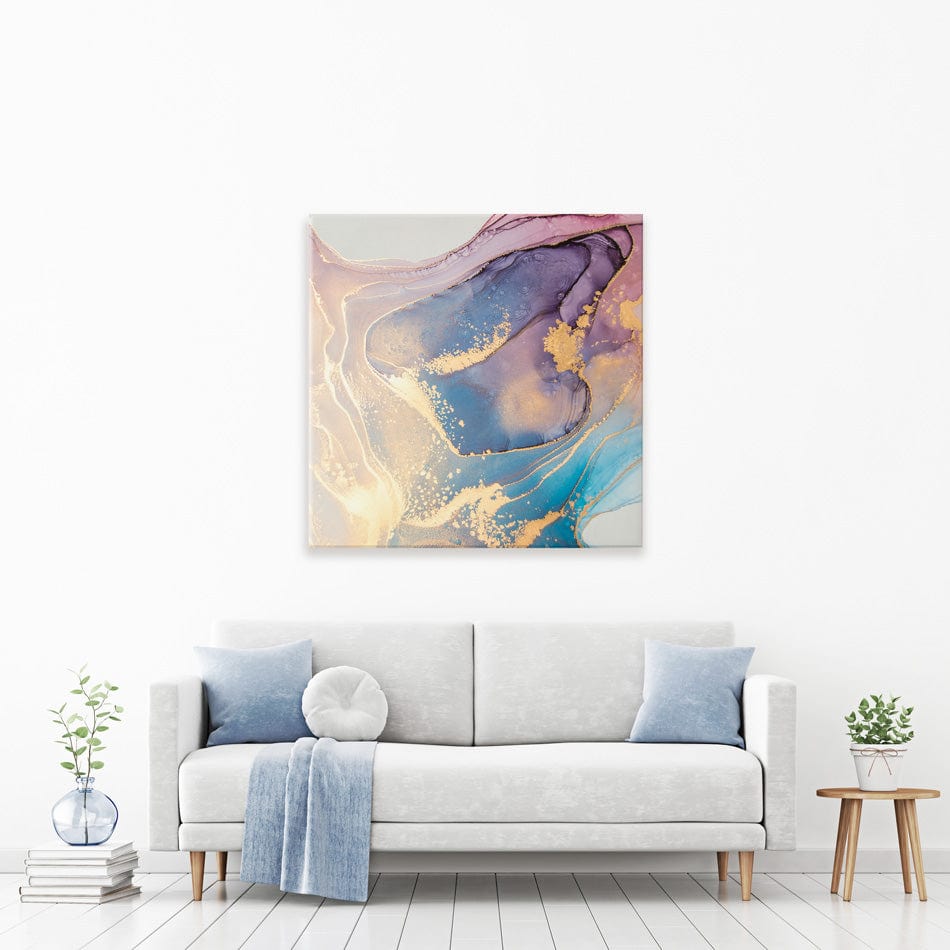 Colourful Marble Square Canvas Print wall art product coldsun777 / Shutterstock