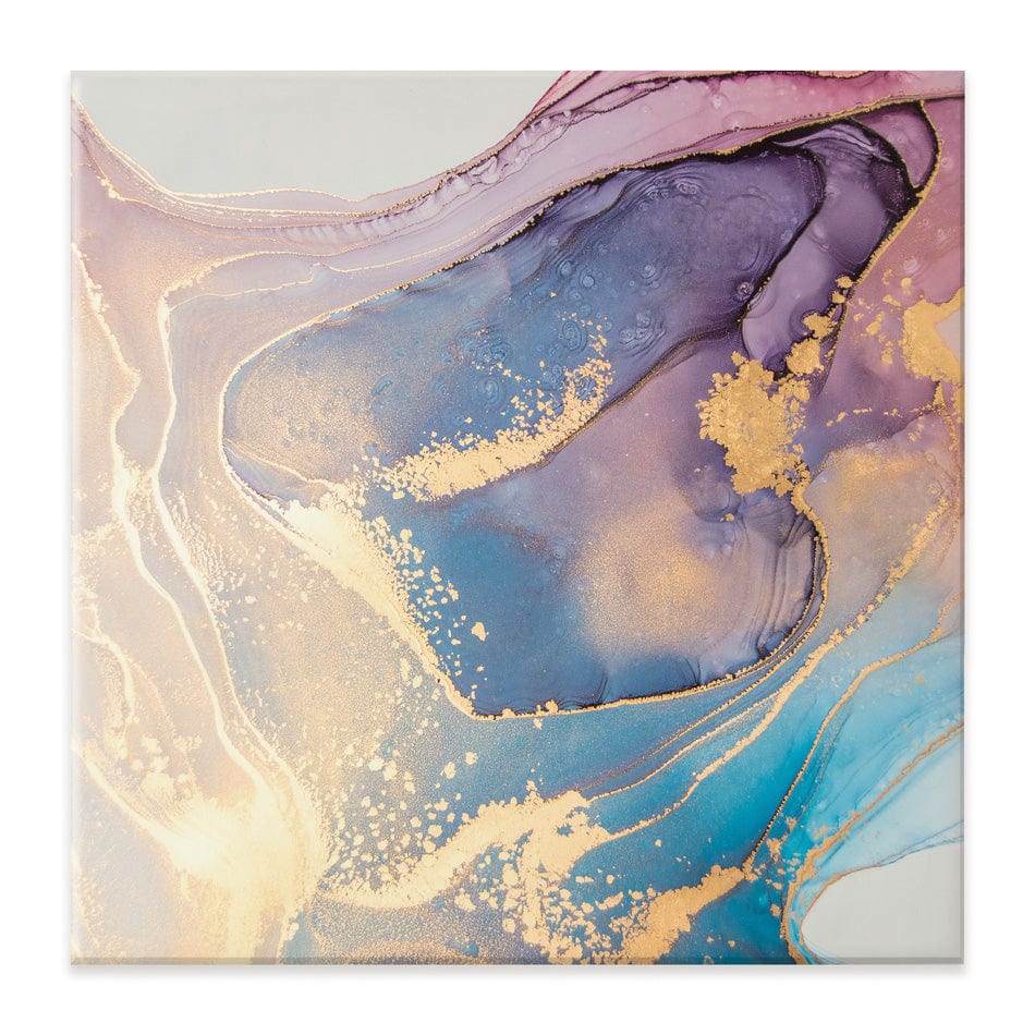 Colourful Marble Square Canvas Print wall art product coldsun777 / Shutterstock