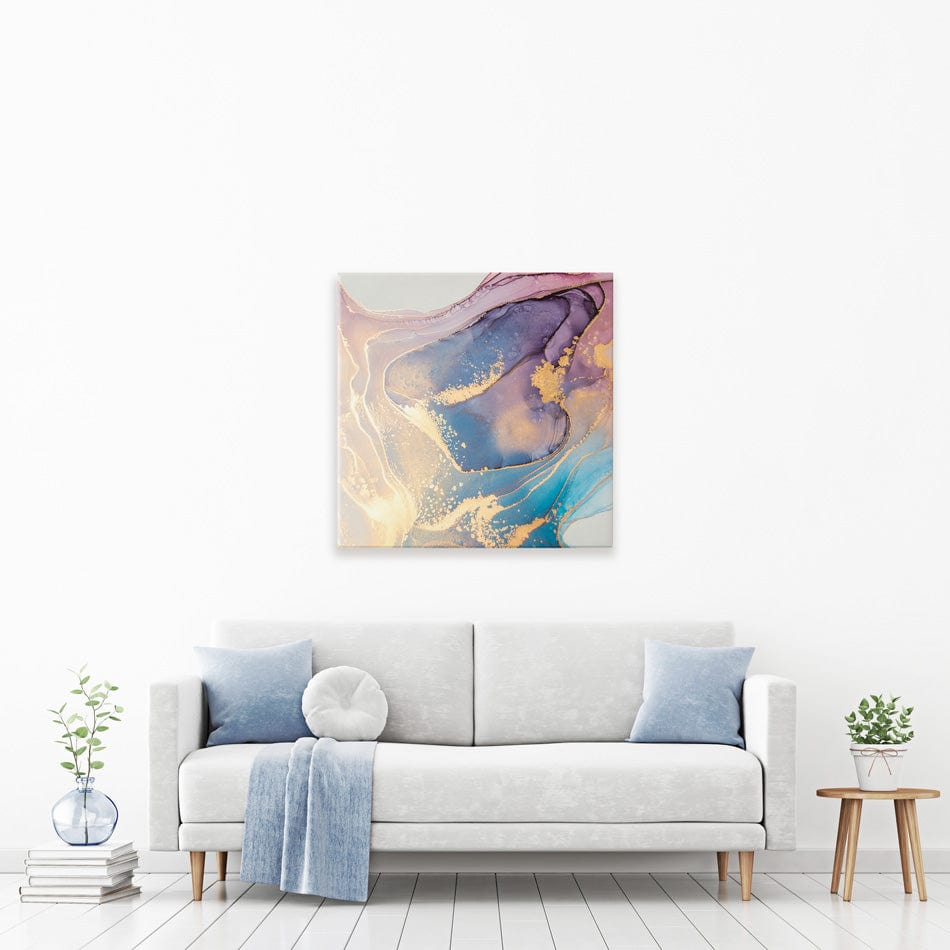 Colourful Marble Square Canvas Print wall art product coldsun777 / Shutterstock