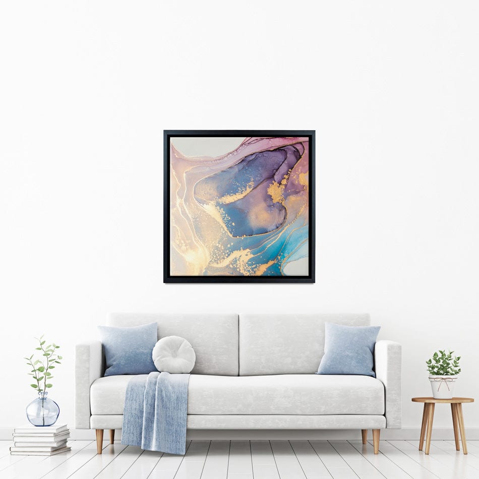 Colourful Marble Square Canvas Print wall art product coldsun777 / Shutterstock